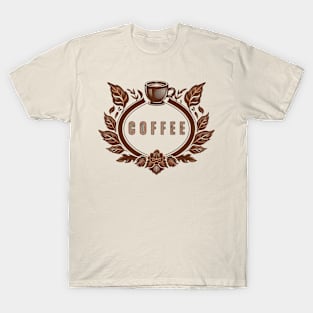 Coffee University Logo Design T-Shirt